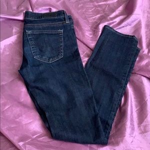 AG Adriano Goldschmied dark wash slim straight